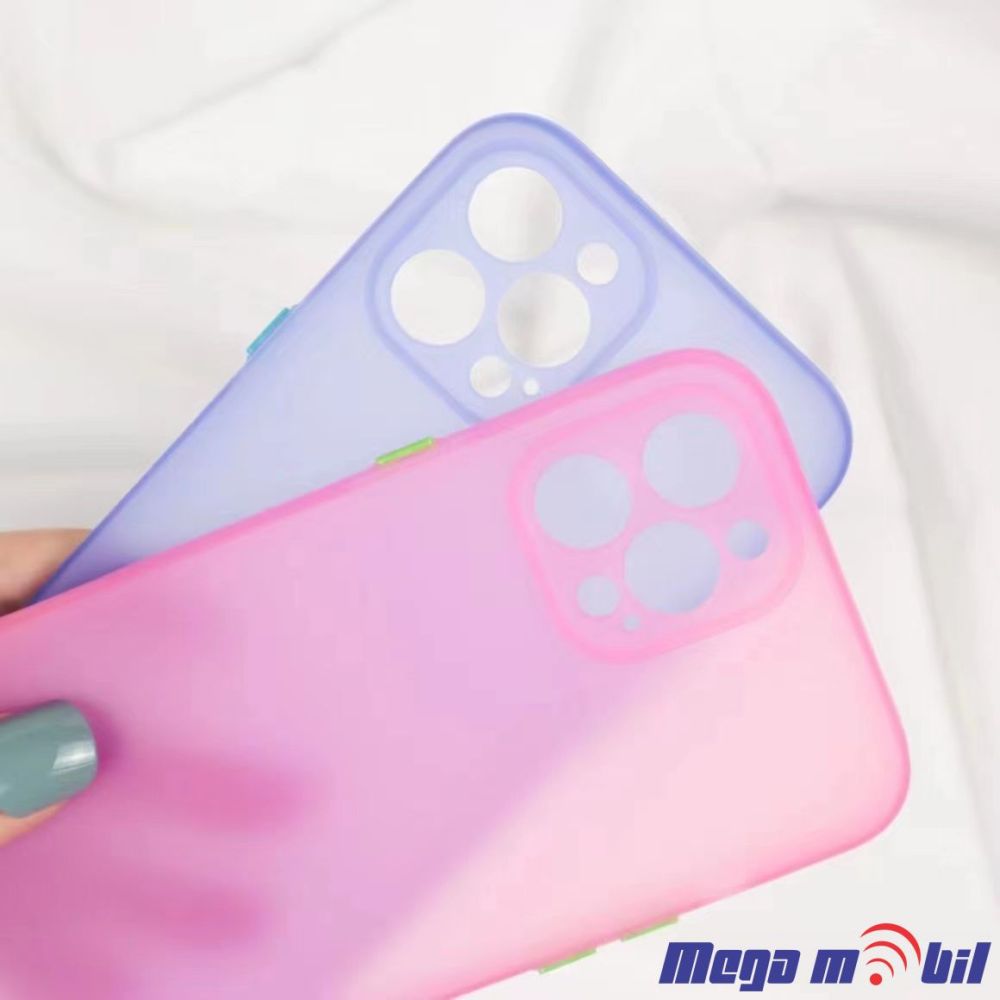 Futrola Iphone 14 Pro Max TPU Color Buttons white